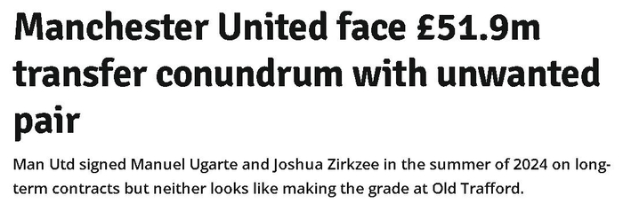 曼联后腰乌加特与前锋齐尔克泽今夏或遭出售 合